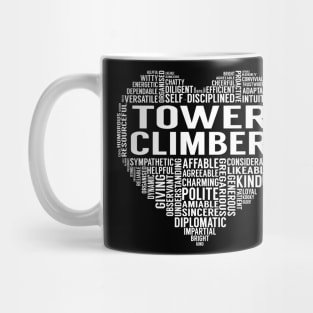 Tower Climber Heart Mug